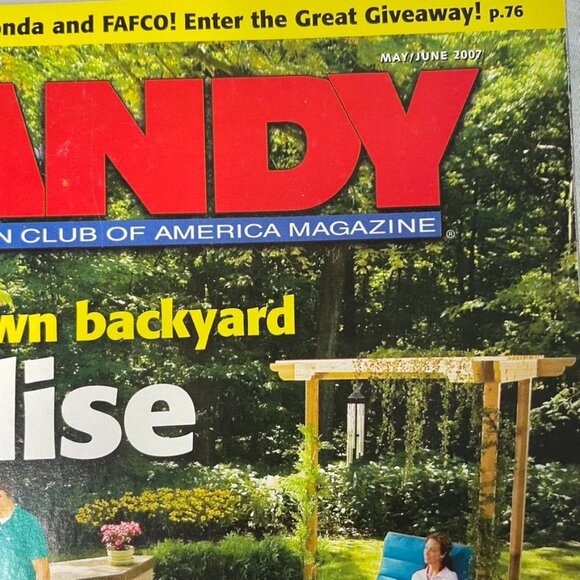 Handyman Woodworking Magazine Vol 15  Issue 82 No 3 May Jun  2007 u Backyard Par - Picture 2 of 9